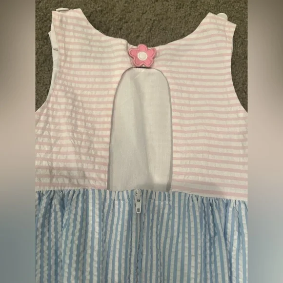 Florence Eiseman Seersucker Flower Dress - Picture 7 of 7